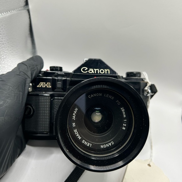 Canon A-1 A1 Film Camera with Canon 28mm f/2.8 Lens - Picture 8 of 14